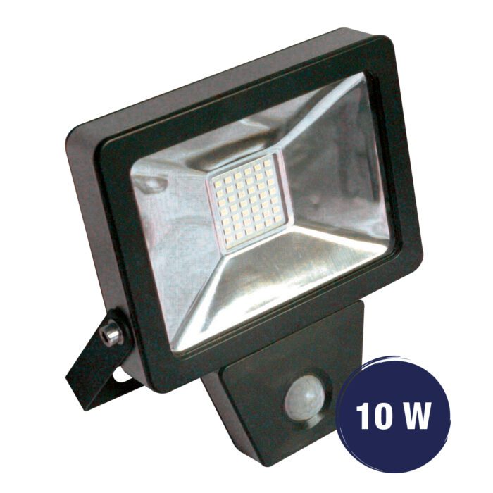 Projecteur plat SMD LED - détecteur IR - 10W - 6 500K