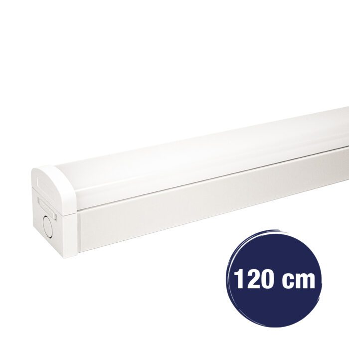Réglette SMD LED à alimentation centrale - 40 W - 4 000K - 120cm