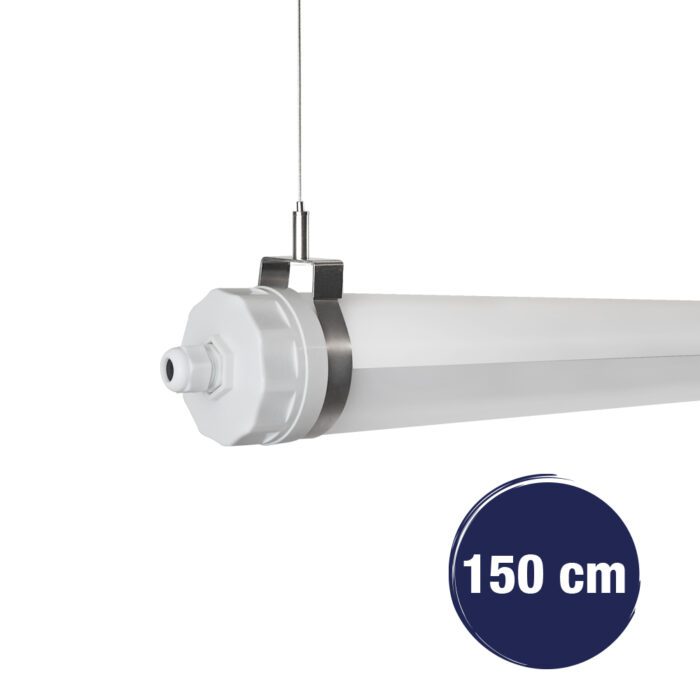 Réglette étanche pour bâtiments semi-ouverts - 45 W - 4 000K - 150cm