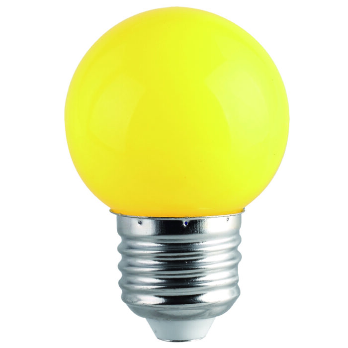 Ampoule couleur jaune E27